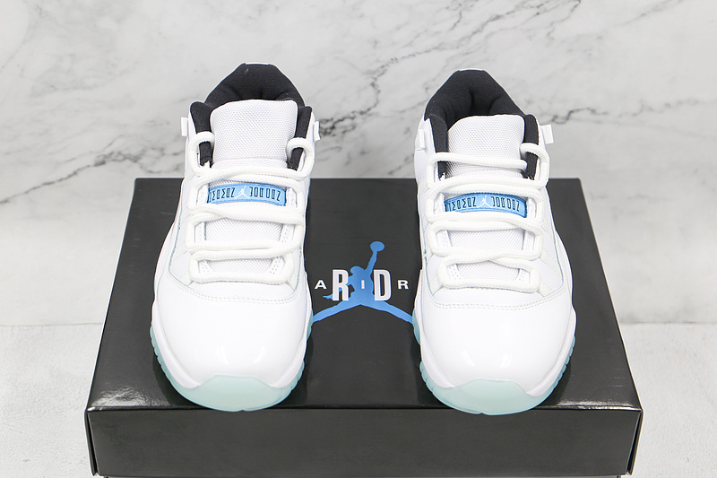 Air Jordan 11 Retro Low White/White/Black/Legend Blue 19