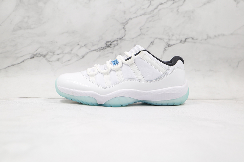 Air Jordan 11 Retro Low White/White/Black/Legend Blue 21