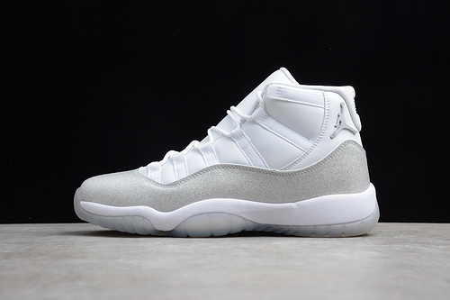 Gz Air Jordan 11 White/Metallic Silver/Vast Grey 27