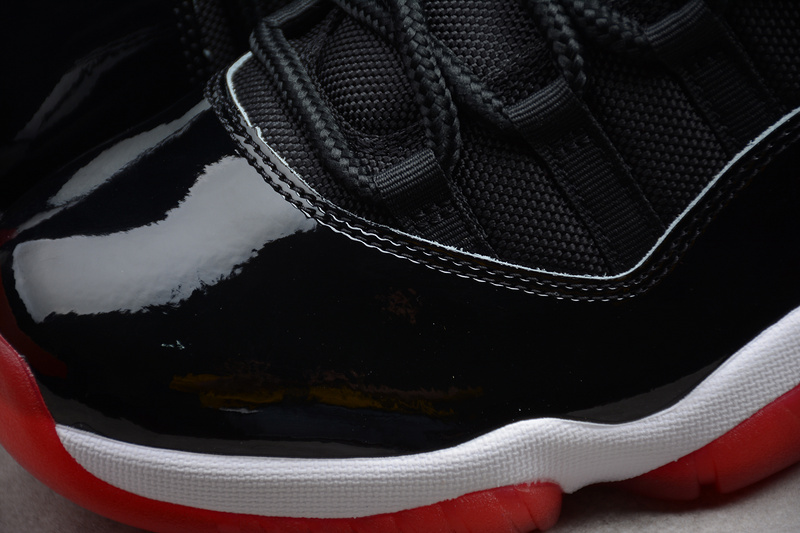 Cj Air Jordan 11 Bred Black/True Red-White 25