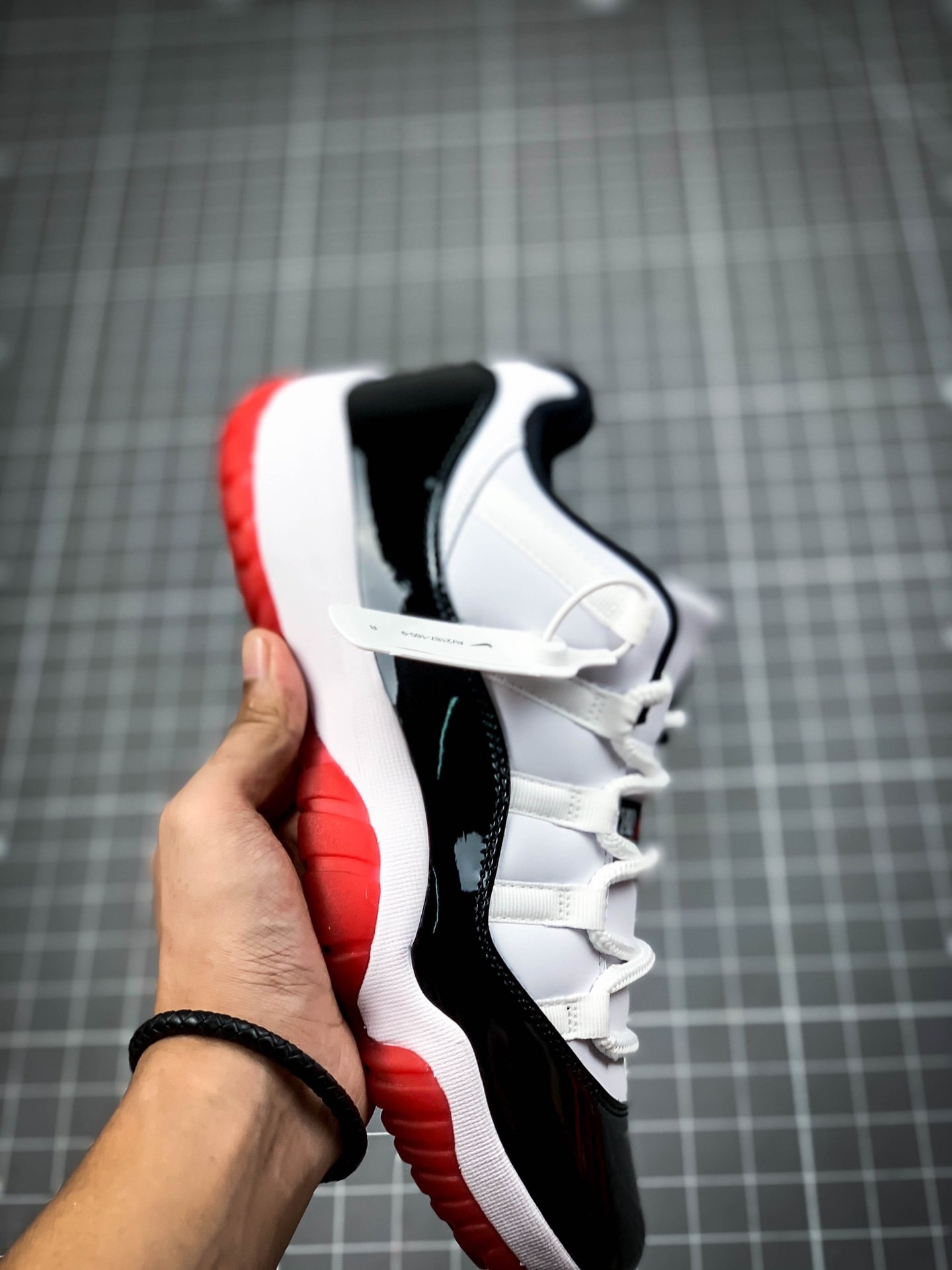 Air Jordan 11 Low White/University Red-Black-True Red 13