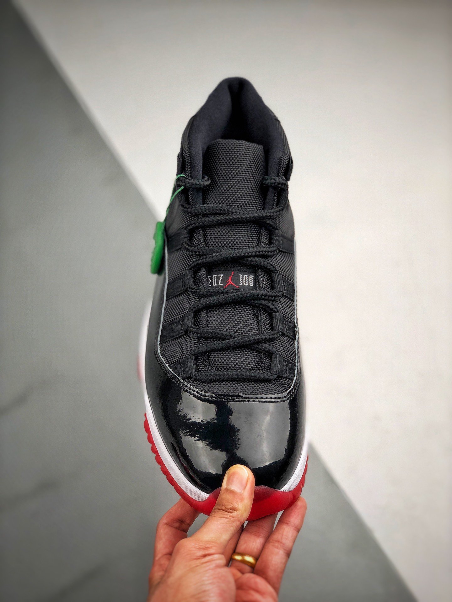 S2 Air Jordan 11 Bred Black/True Red-White 3