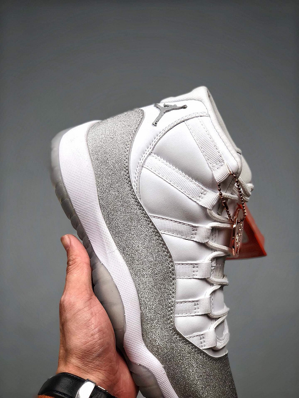 Air Jordan 11 White/Metallic Silver/Vast Grey 15