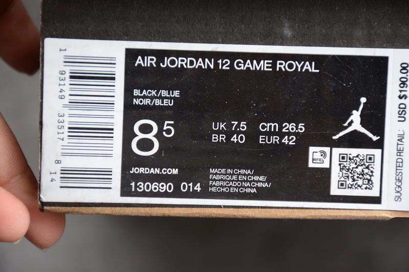 Gz Air Jordan 12 Game Royal Black/Game Royal 31