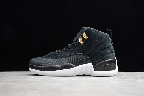 Gz Air Jordan 12 Retro Reverse Taxi Black/White 5