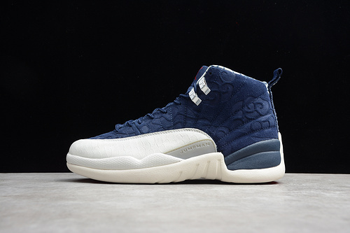 Gz Air Jordan 12 Retro International Flight Blue/White 19