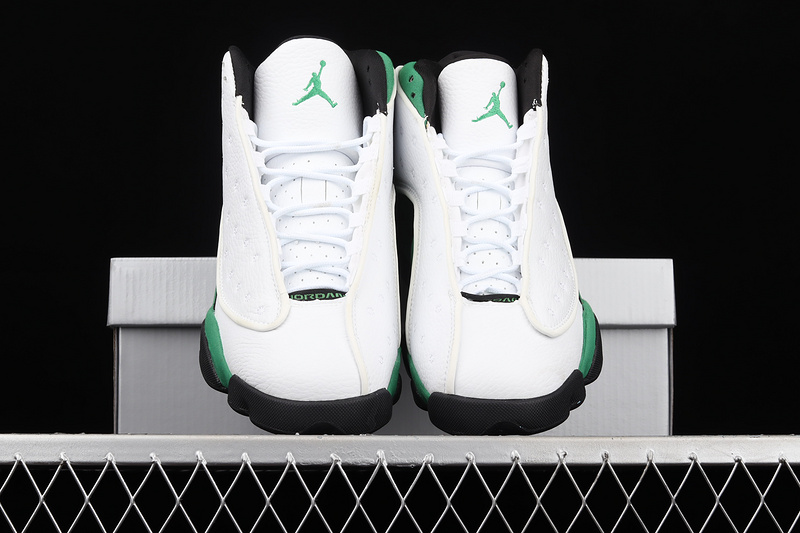 Air Jordan 13 Retro White/Black/Lucky Green 19