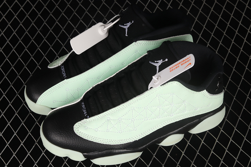 Air Jordan 13 Retro Low Singles Day Barley Green/Black 29