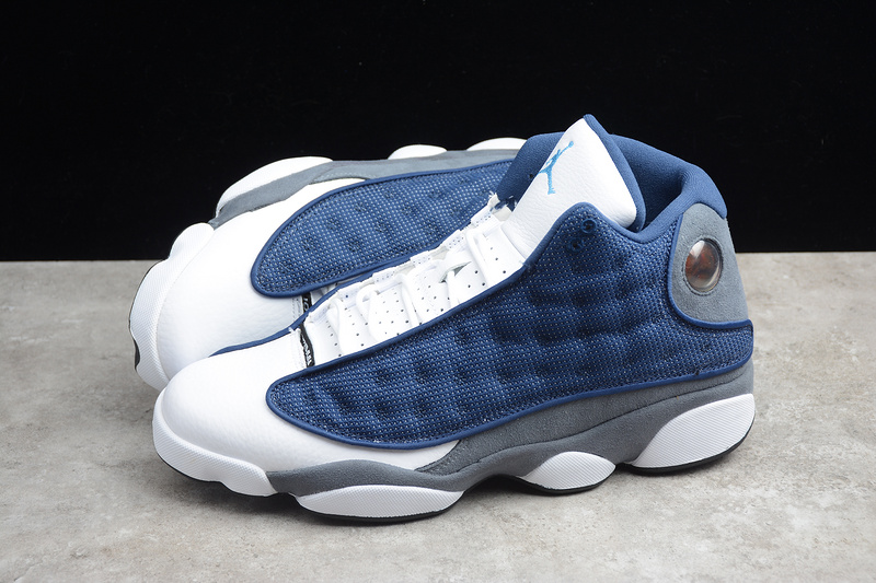 Air Jordan 13 Retro Flint 2020 Navy/Flint Grey-White-Universi 11