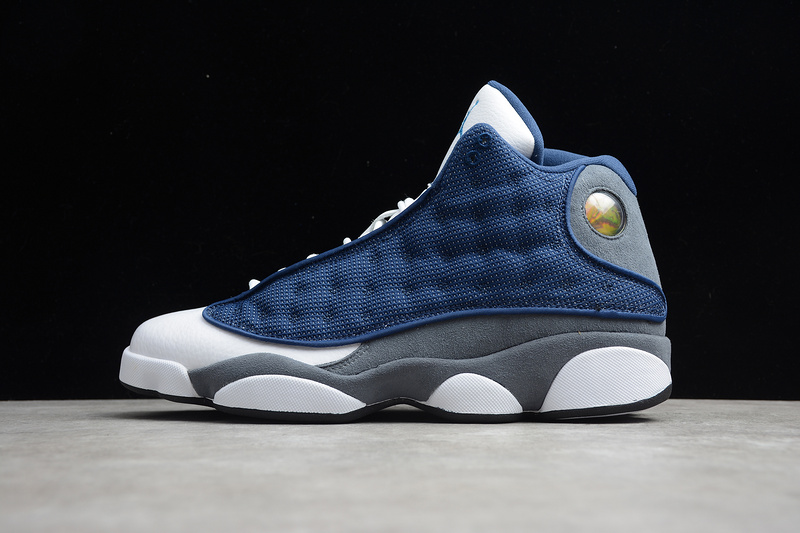 Air Jordan 13 Retro Flint 2020 Navy/Flint Grey-White-Universi 23