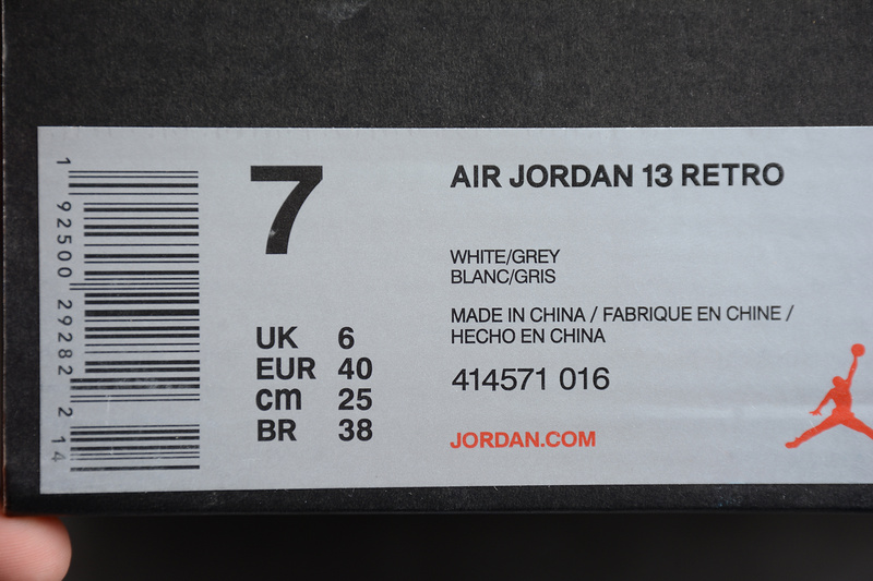 Gz Air Jordan 13 Retro Atmosphere Grey/Black-White 17