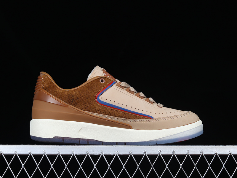 Titan X Air Jordan 2 Retro Low Sail/Safety Orange/Chlorophyll/Coconut Milk 13