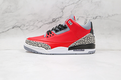 Air Jordan 3 Retro Se Unite Fire Red/Fire Red/Cement Grey/Black 3