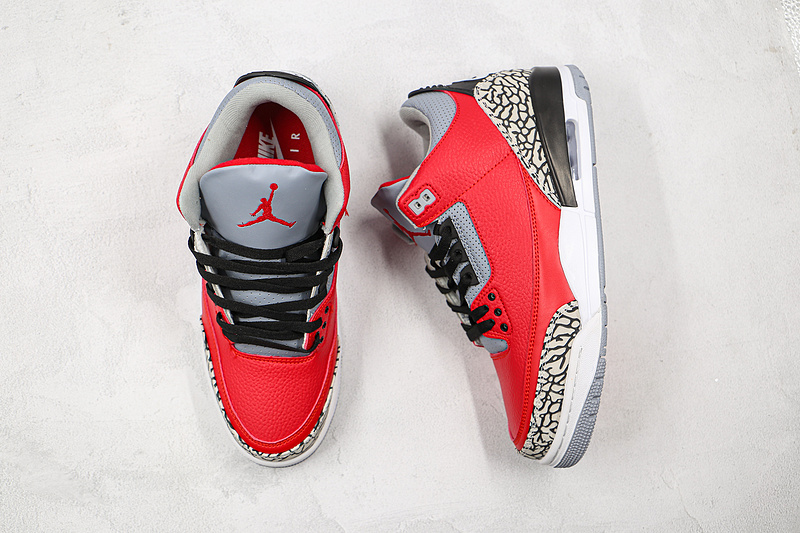 Air Jordan 3 Retro Se Unite Fire Red/Fire Red/Cement Grey/Black 7