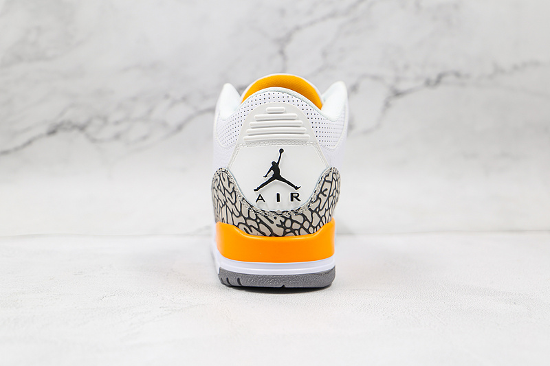 Air Jordan 3 Retro White/Laser Orange/Cementgrey/Black 17