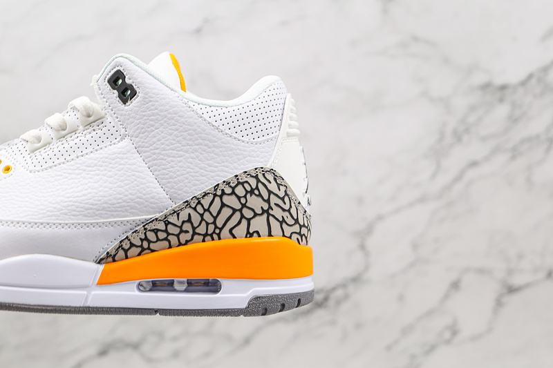 Air Jordan 3 Retro White/Laser Orange/Cementgrey/Black 19