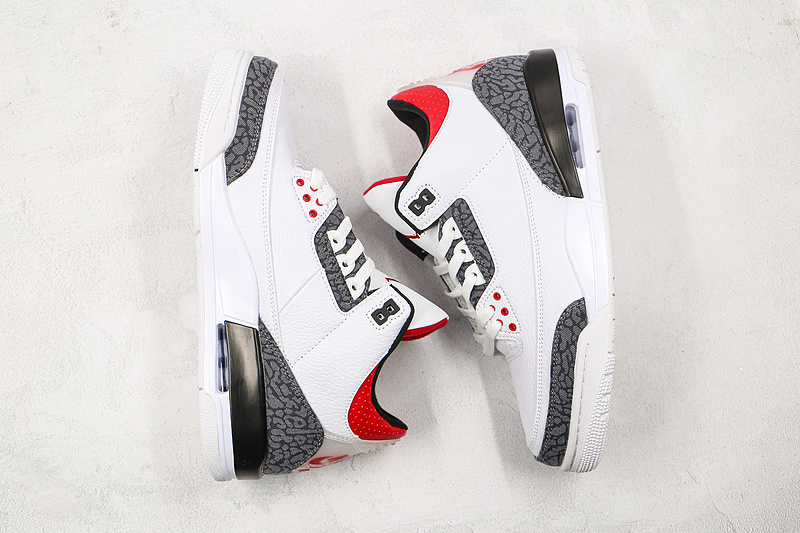 Air Jordan 3 Retro Denim Se White/Fire Red/Black 7