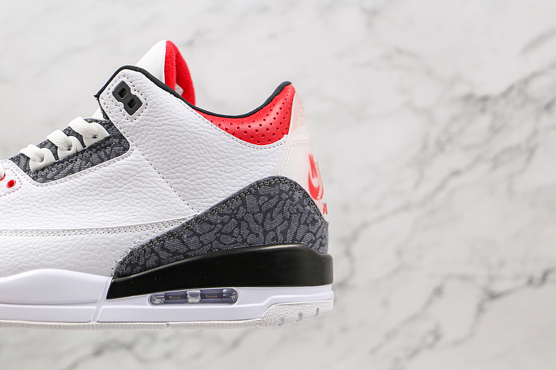 Air Jordan 3 Retro Denim Se White/Fire Red/Black 17