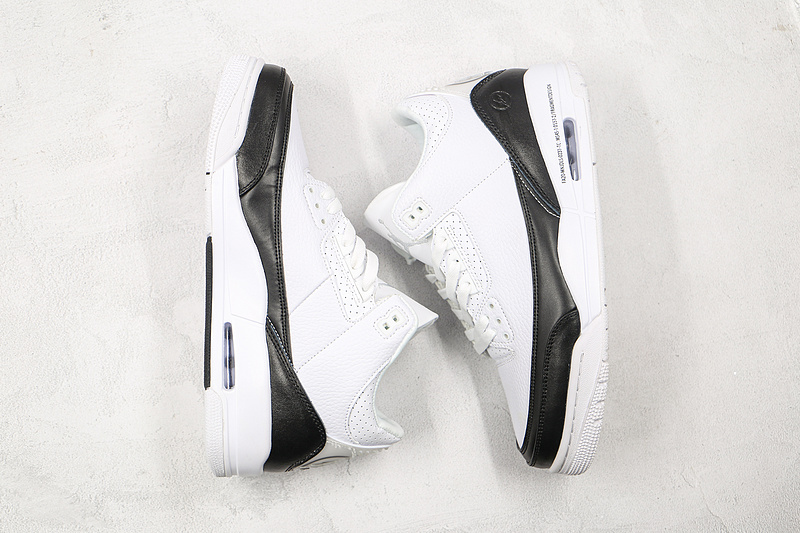 Fragment Design Air Jordan 3 Retro White/Black/White 5