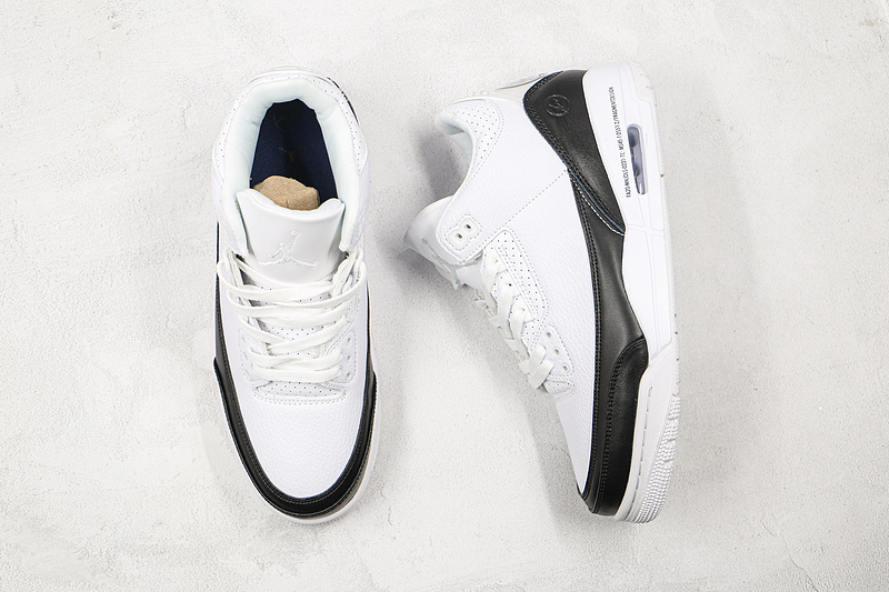 Fragment Design Air Jordan 3 Retro White/Black/White 7