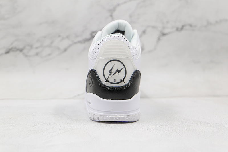 Fragment Design Air Jordan 3 Retro White/Black/White 17