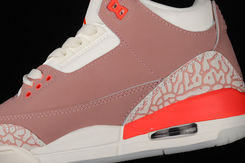 Air Jordan 3 Retro Sail/Rust Pink/White/Crimson 23