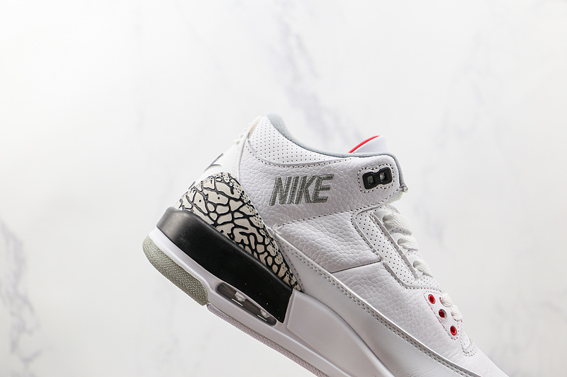 Air Jordan 3 Retro Jth Nrg White Cement White/Fire Red-Black-White 11