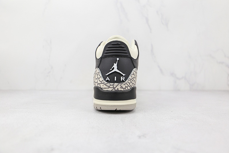 Air Jordan 3 Desert Cement Black/Rush Orange-Fossil Stone-Sail 15