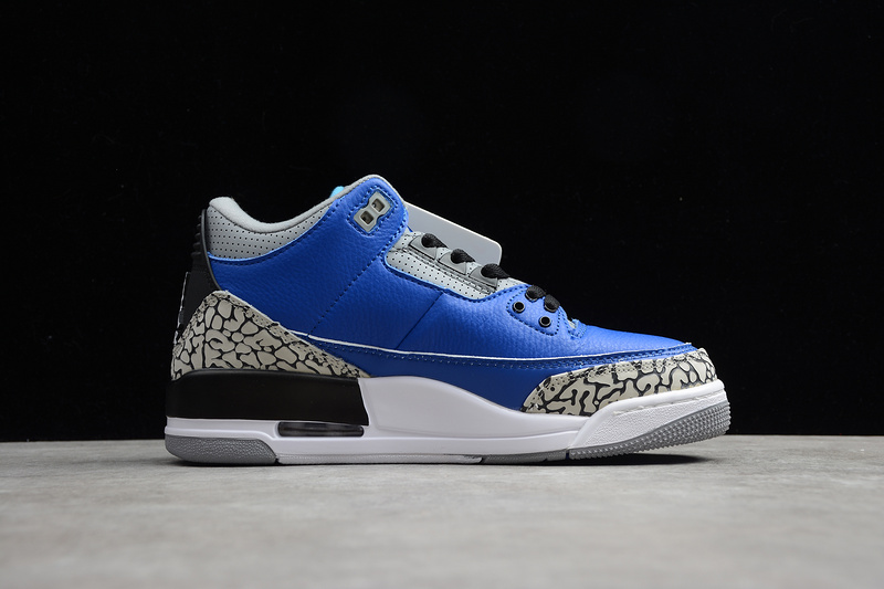 Air Jordan 3 Retro Varsity Royal/White/Black 3