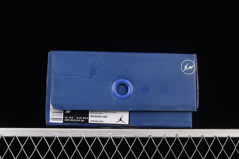 Fragment Design X Air Jordan 3 Retro Sp White/Black/Blue 13