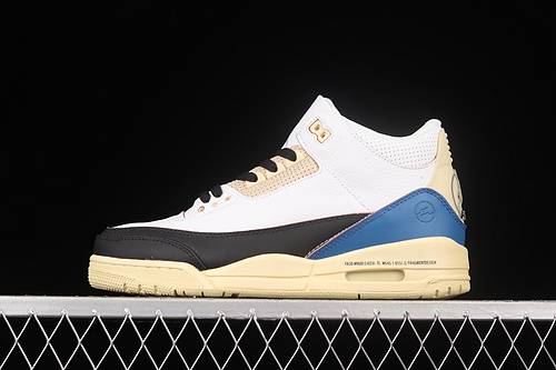 Fragment Design X Air Jordan 3 Retro Sp White/Black/Blue 31