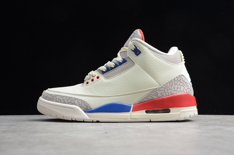 Gz Air Jordan 3 Retro International Flight White/Blue/Red 11