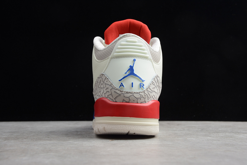 Gz Air Jordan 3 Retro International Flight White/Blue/Red 23