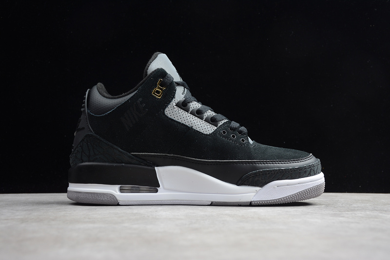 Gz Air Jordan 3 Tinker Black/Cement Grey-Metallic Gold 27