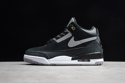 Gz Air Jordan 3 Tinker Black/Cement Grey-Metallic Gold 31