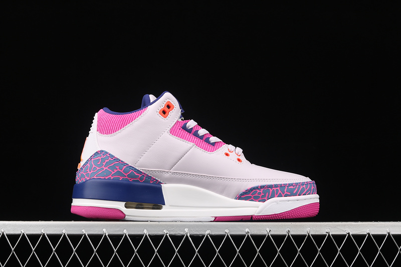 Air Jordan 3 Retro Gg Barely Grape/Hyper Crimson/Fire Pink 13