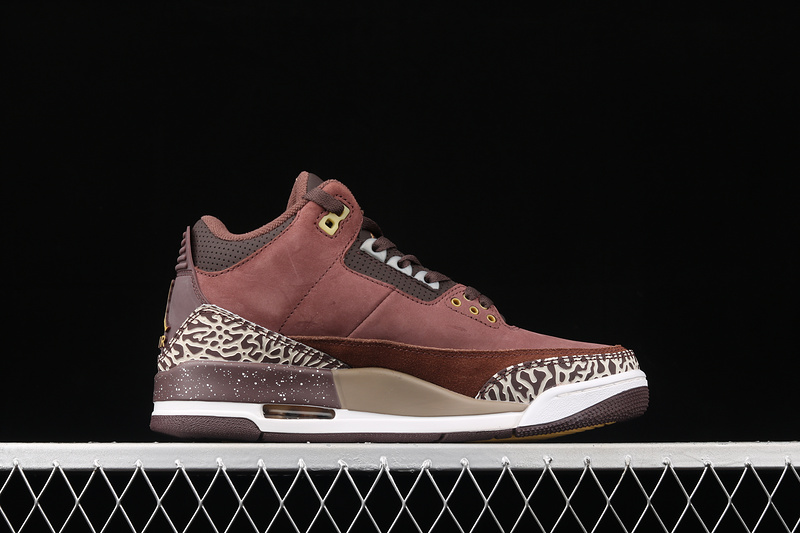 Travis Scott X Air Jordan 3 Retro High Og Antique Brass Brown/White/Black 13