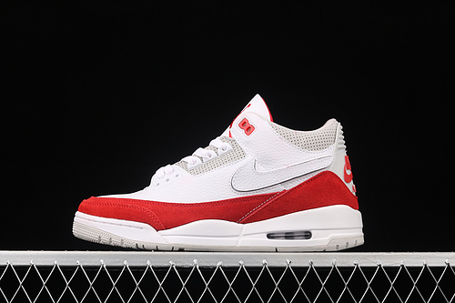 Air Jordan 3 Retro Tinker White/University Red-Neutral Grey 19