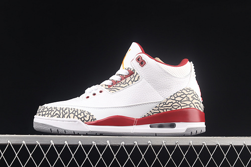 Air Jordan 3 Se White/Black/Cardinal Red 3