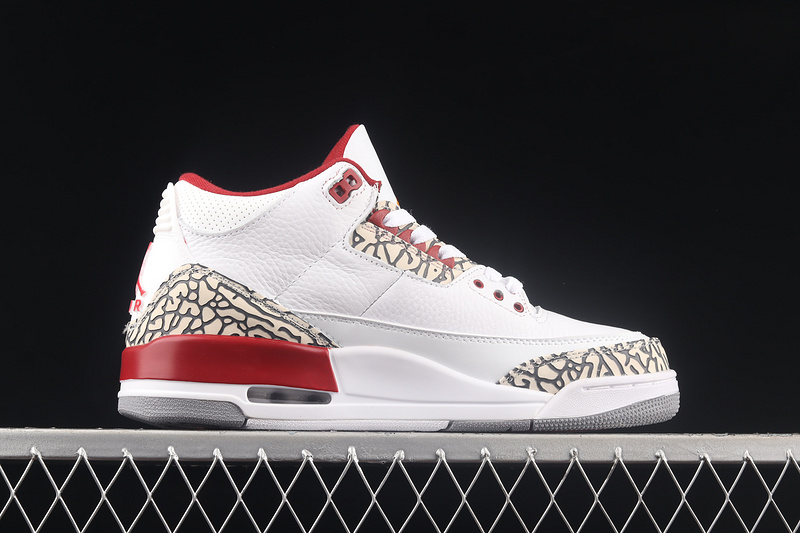 Air Jordan 3 Se White/Black/Cardinal Red 25