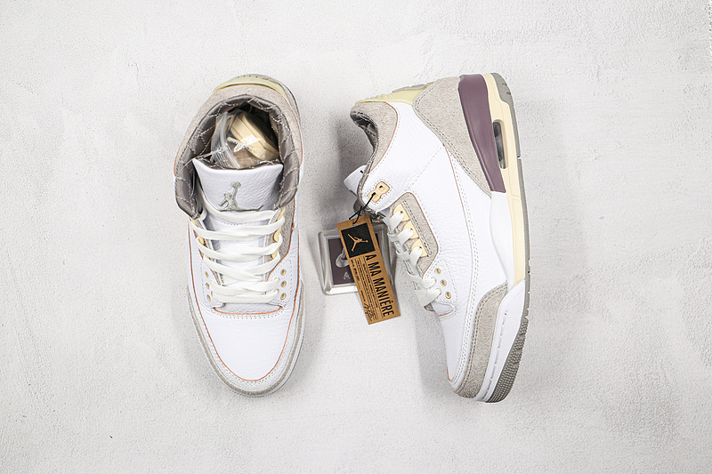 A Ma Maniére X Air Jordan 3 Retro Sp Raised By Women White/Medium Grey 9