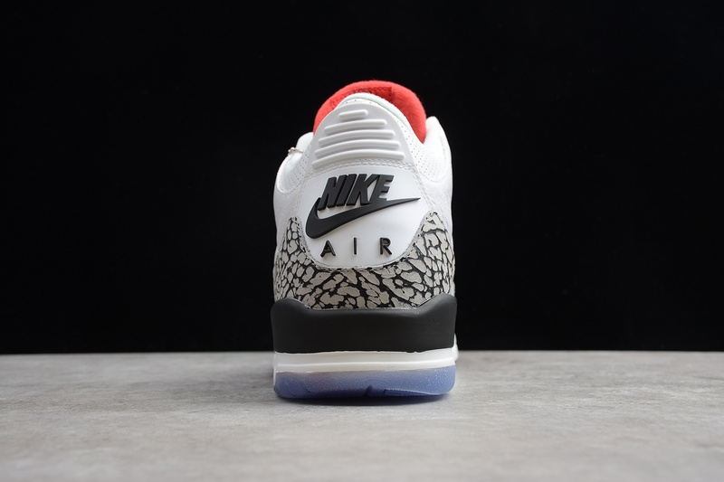 St Air Jordan 3 Retro Free Throw Line White Cement White/Black 11