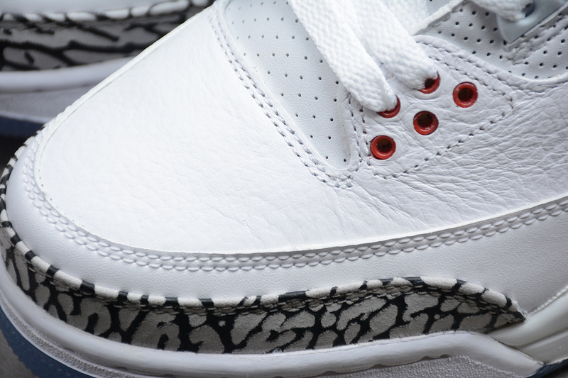 St Air Jordan 3 Retro Free Throw Line White Cement White/Black 17