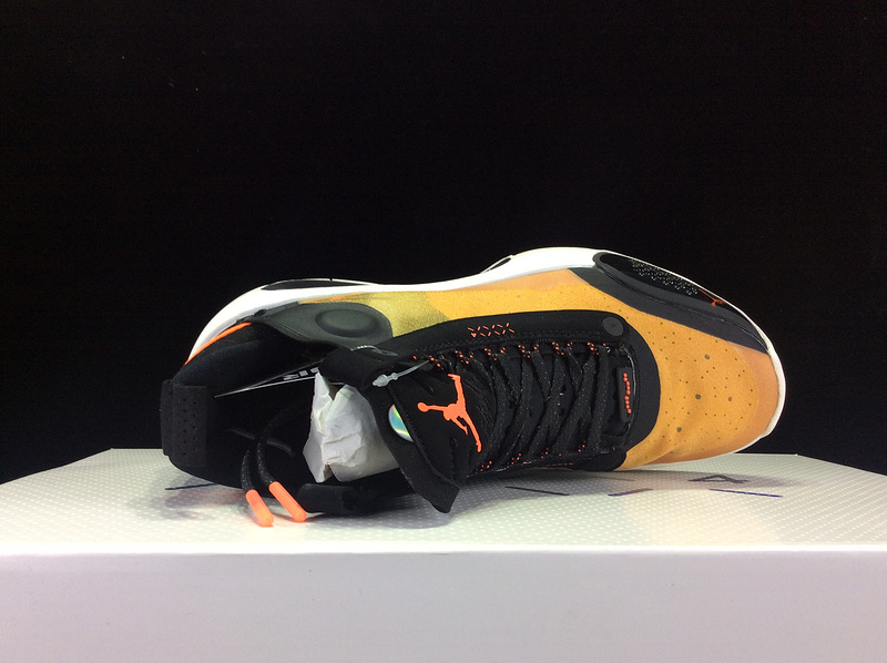 Air Jordan 34 Pf Amber Rise/Metallic Silver-Black-Sail 13