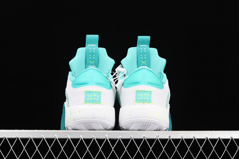 Guo Ailun X Air Jordan 35 Low Pf Jade White/White/Light Blue 19