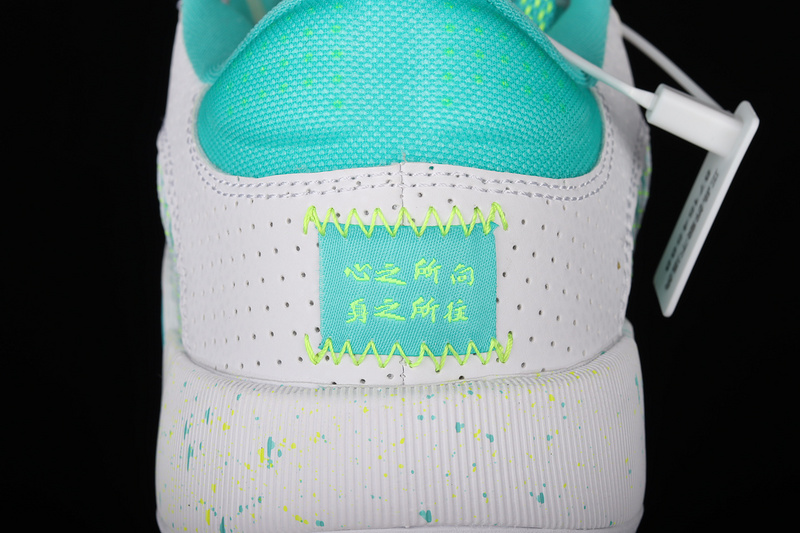 Guo Ailun X Air Jordan 35 Low Pf Jade White/White/Light Blue 31