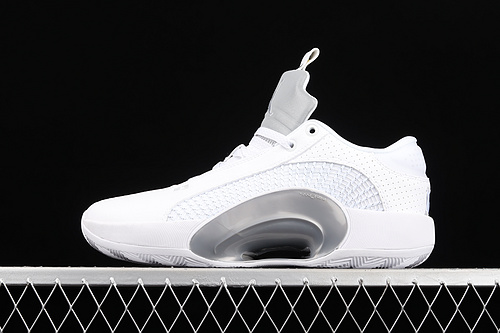 Air Jordan 35 Low Pf White/White/Metallic Silver 17