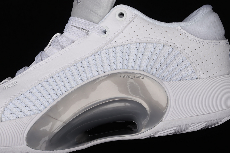 Air Jordan 35 Low Pf White/White/Metallic Silver 19