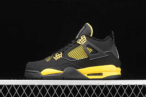 Air Jordan 4 Retro Thunder 2012 Black/White-Tour Yellow 23