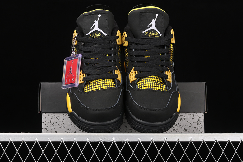 Air Jordan 4 Retro Thunder 2012 Black/White-Tour Yellow 27